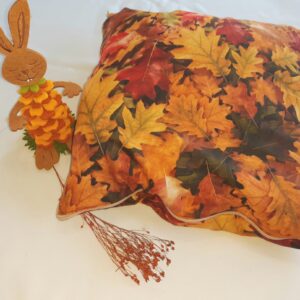 Coussin Transformable en Plaid. légende d'Automne