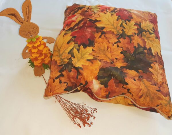 Coussin Transformable en Plaid. légende d'Automne