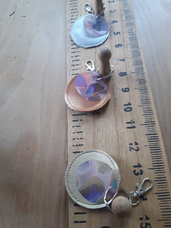 Porte clef en soie CLEO – Image 2