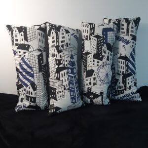 Coussin Transformable en Plaid London