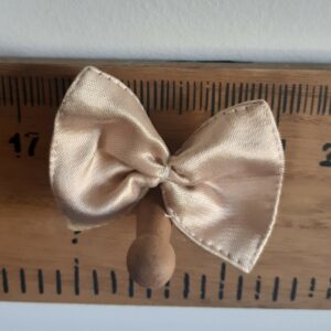 barrette en soie creme