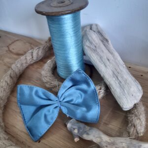 barrette en soie Pervenche