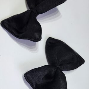 barrette en soie noir